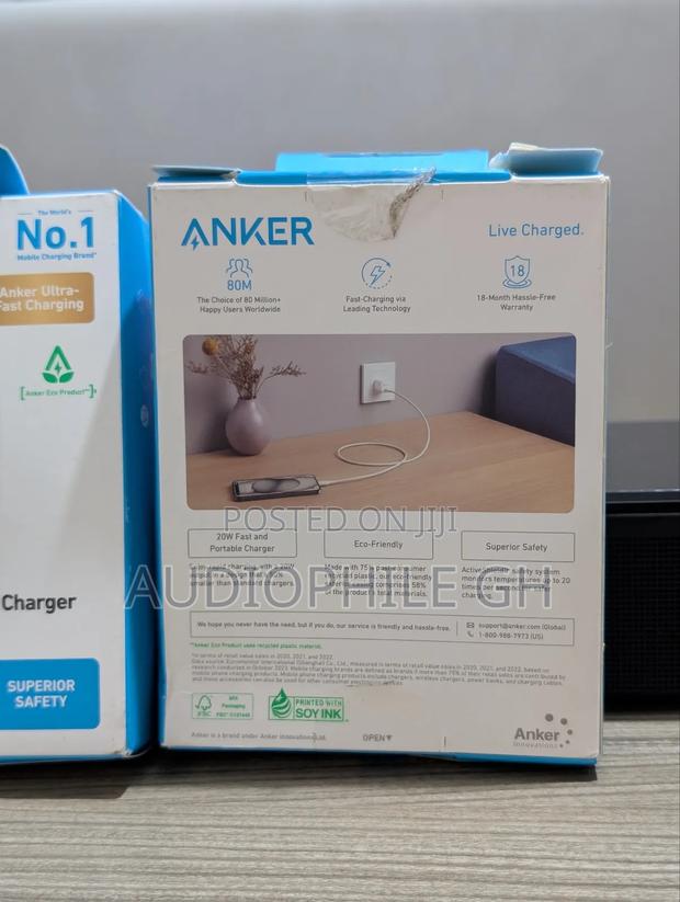Anker Usb C 20w Charger With Foldable Plug Power Adapter · Photo 1