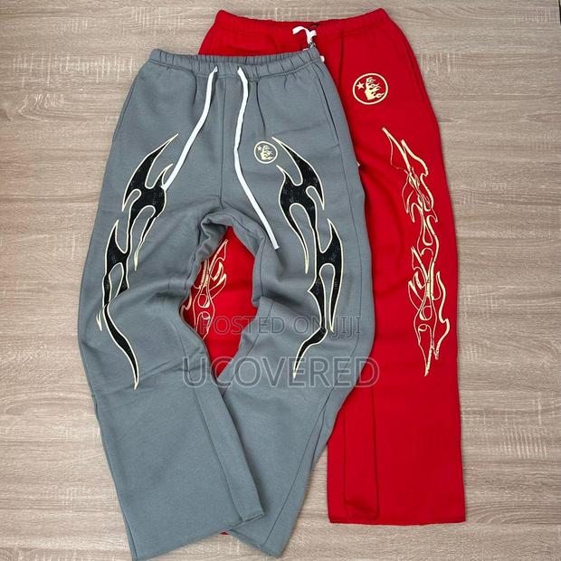 Heavy Casual Loose Fit Wide Leg Breathable Pants Joggers · Photo 1