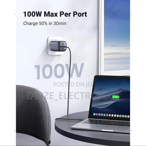 Ugreen 100w Gan Fast Charger (4 Port Usb-C/Usb) Uk Adapter · Photo 2