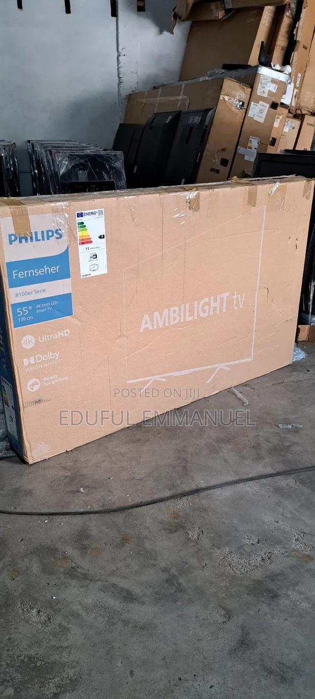 Philips 55" 3 Sided Ambilight Uhd Smart HDR 55pus8108/12 · Photo 4