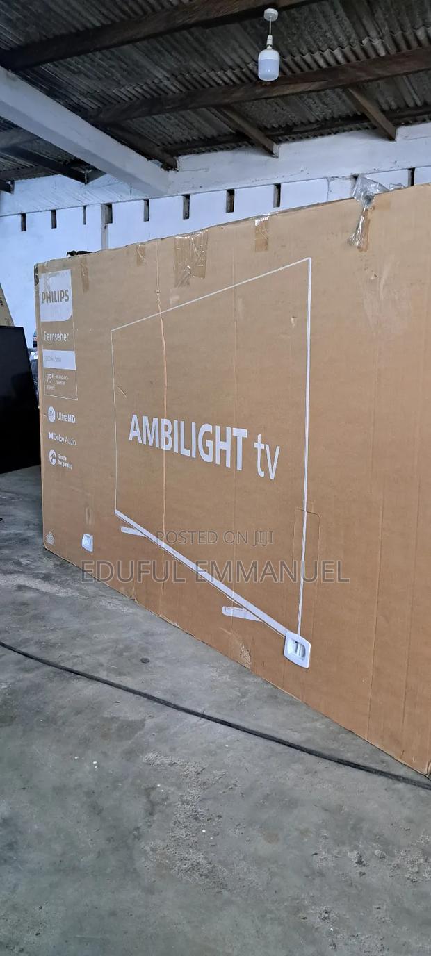 Philips 75" Uhd Smart 3 Sided Ambilight HDR Pus8008/12 · Photo 3