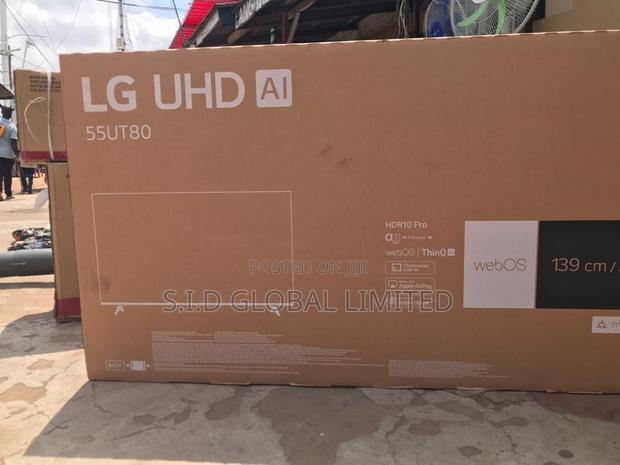 Lg 55" Alpha 5 Ai Processor Smart Tv 55ut80 · Photo 1