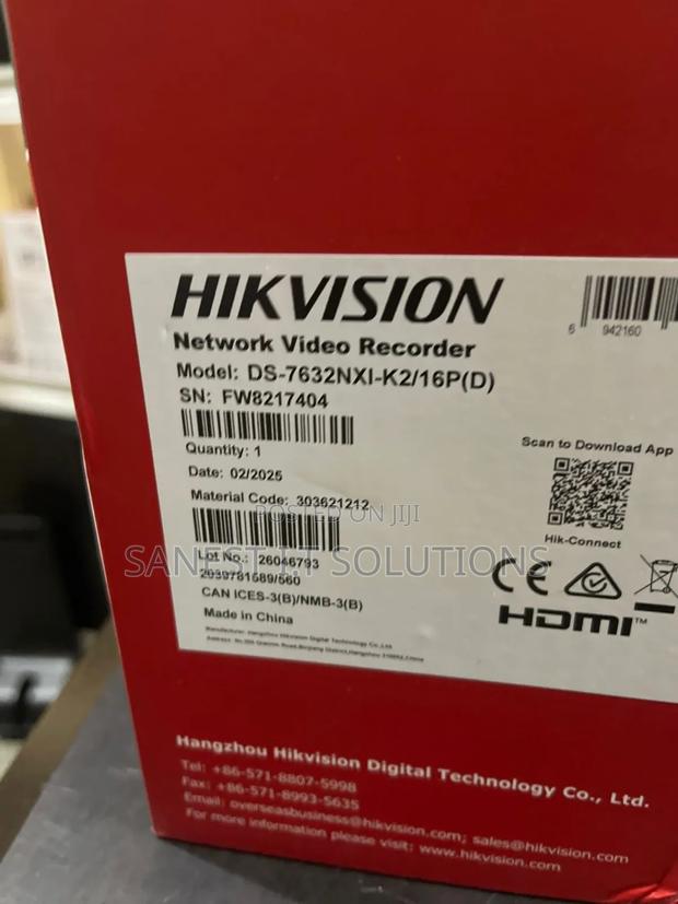 32 Channel Hikvission NVR With Poe · Photo 3