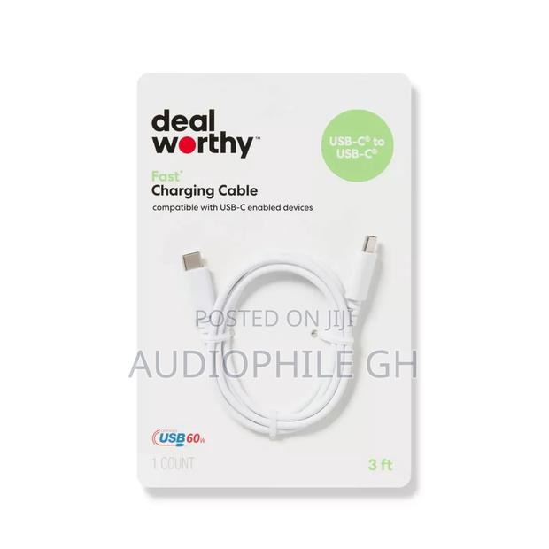 Dealworthy 3 Inches Usb-C to Usb-C Fast Charging Cable · Photo 2