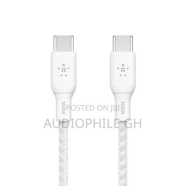Belkin Boostcharge
Usb-C to Usb-C Cable 100w · Photo 1