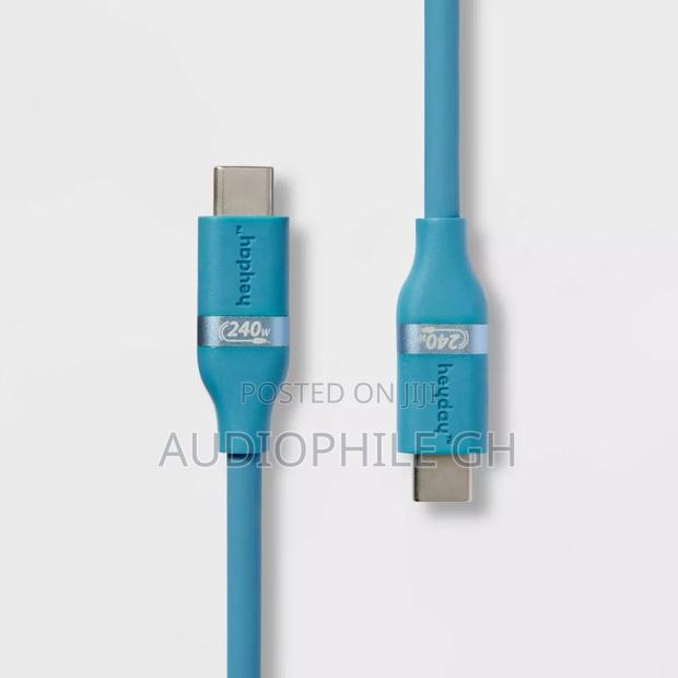 Heyday 6ft Usb-c To Usb-c Soft Fast Charging Silicone Cable · Photo 1