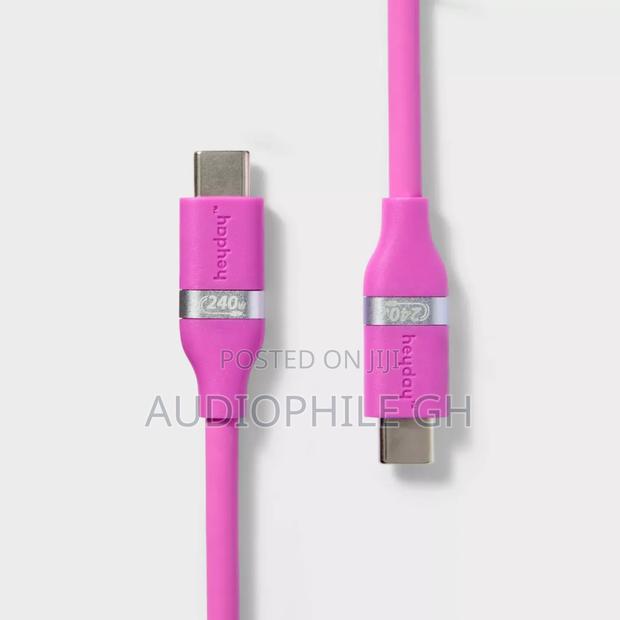 Heyday 6ft Usb-c To Usb-c Soft Fast Charging Silicone Cable · Photo 4