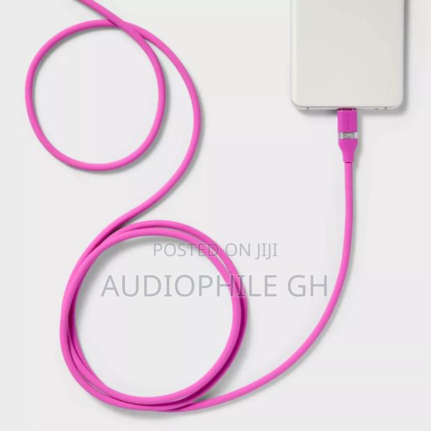 Heyday 6ft Usb-c To Usb-c Soft Fast Charging Silicone Cable · Photo 5