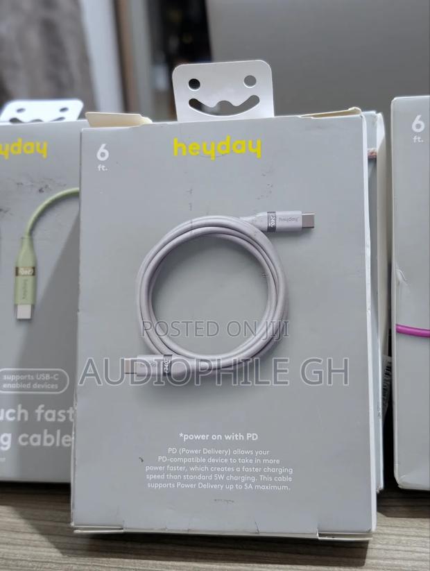 Heyday 6ft Usb-c To Usb-c Soft Fast Charging Silicone Cable · Photo 7