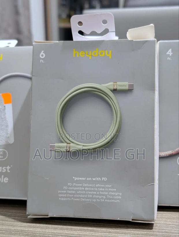 Heyday 6ft Usb-c To Usb-c Soft Fast Charging Silicone Cable · Photo 8