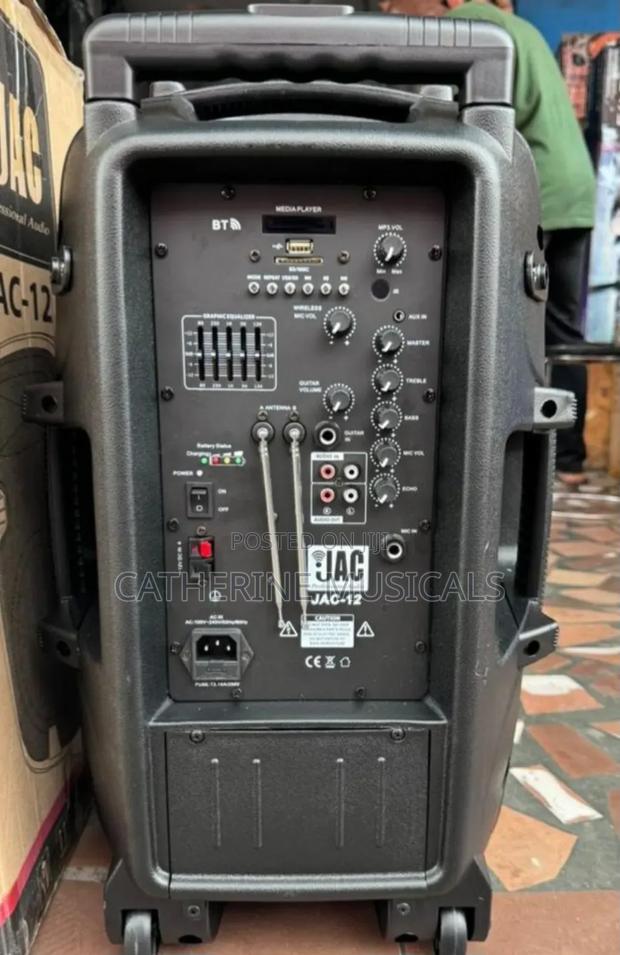 Jac 12 Inches Bluetooth Speaker With 2 Microphone and Sta · Photo 1