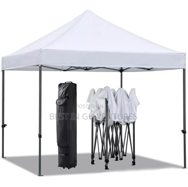 White 10ftx10ft Foldable Tent · Photo 1