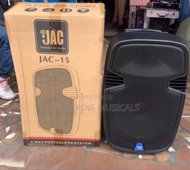 Rechargeable Bluetooth 15 Inches Speaker With Two Mic · Photo 1