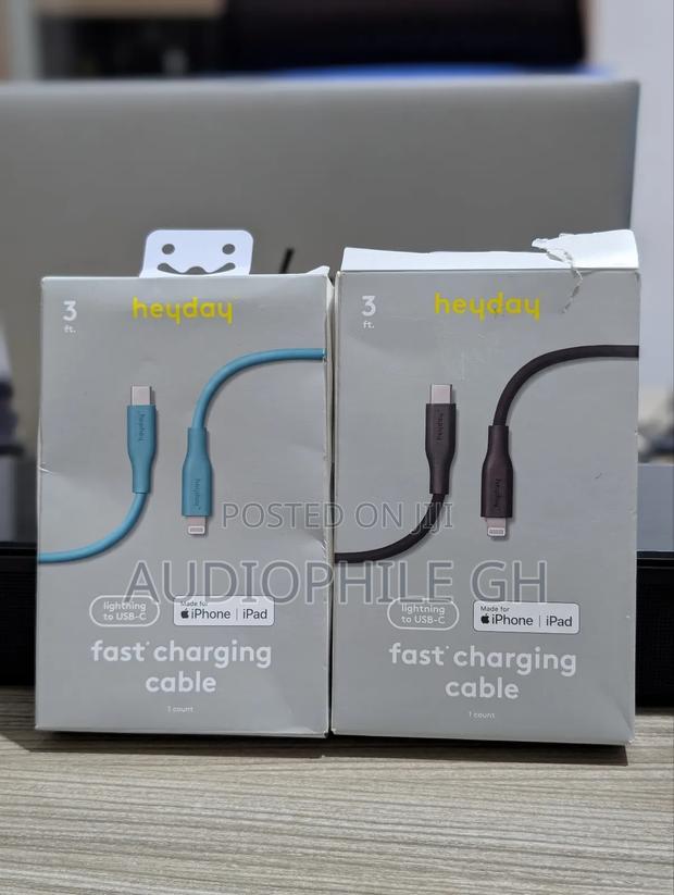 Heyday 3' Ft Lightning to Usb-C Round Fast Charging Cable · Photo 7