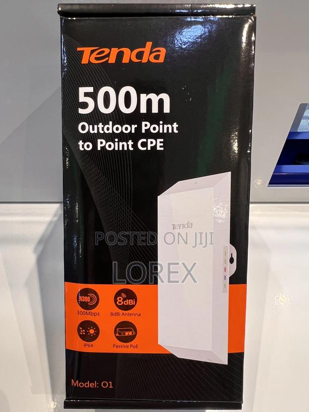 Tenda Access Point Cpe Wireless 2.4ghz 8dbi Outdoor P2p 01 · Photo 1