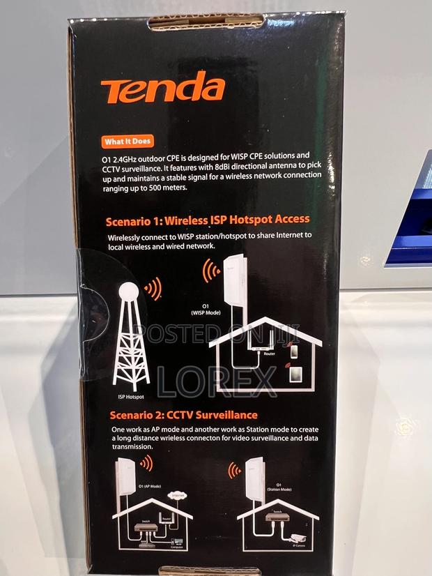 Tenda Access Point Cpe Wireless 2.4ghz 8dbi Outdoor P2p 01 · Photo 2