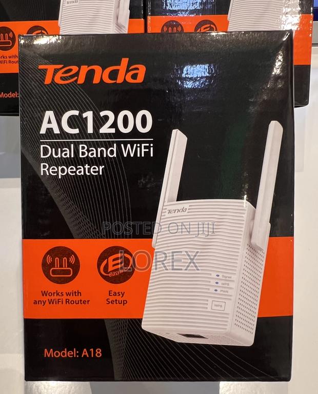 Tenda Ac1200 Wifi Range Extender Gigabit Wifi Repeater A18 · Photo 1
