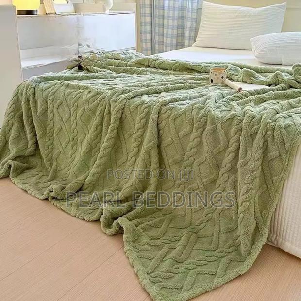 Luxurious Stripped Throw Blanket Available in Many Colors