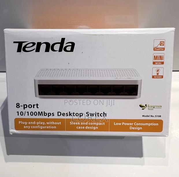 Tenda 8 Port 10/100mbps Network Desktop Switch S108 · Photo 1