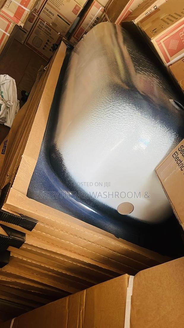 Enamel Bath_metal Bathtub_stainless Steel Bathtub_straight Bath Metal · Photo 3