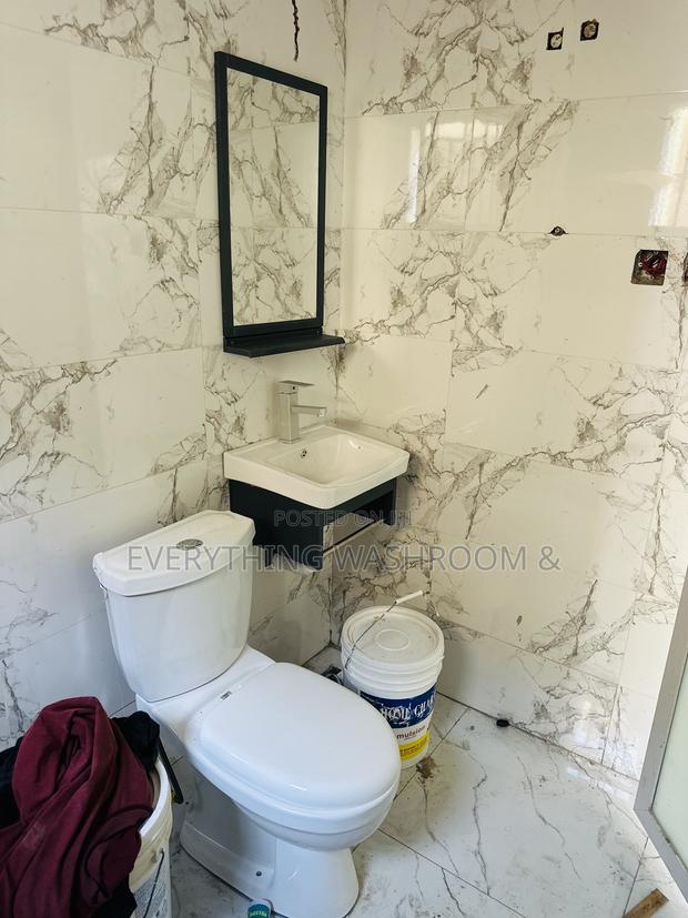 Water Closet and Cabinet Wash Hand Basin With Mirror Complete Set · Photo 1