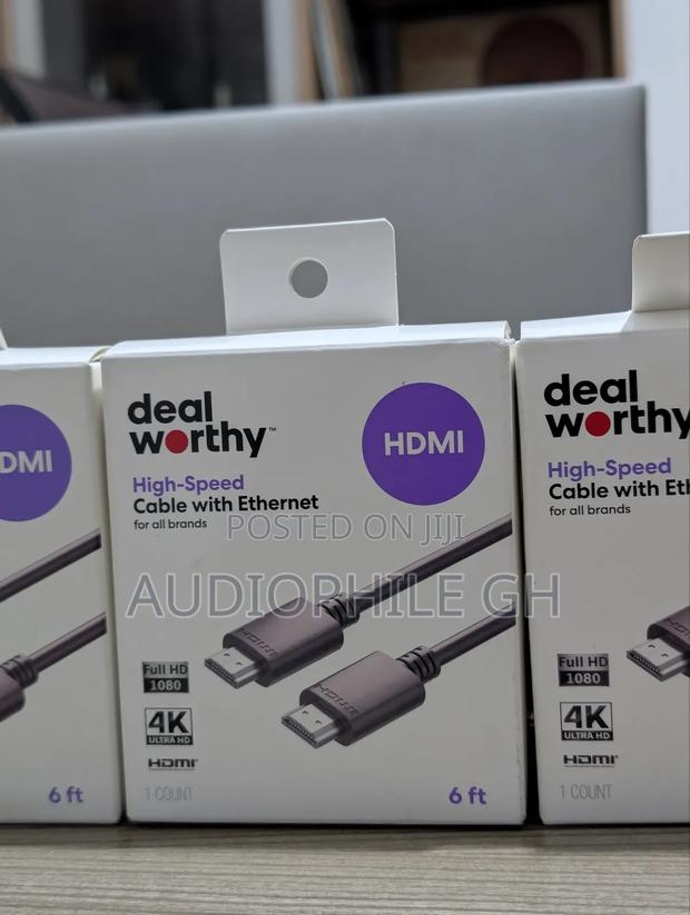 Dealworthy 6 Ft Hdmi High Speed Cable With Ethernet Cable · Photo 4