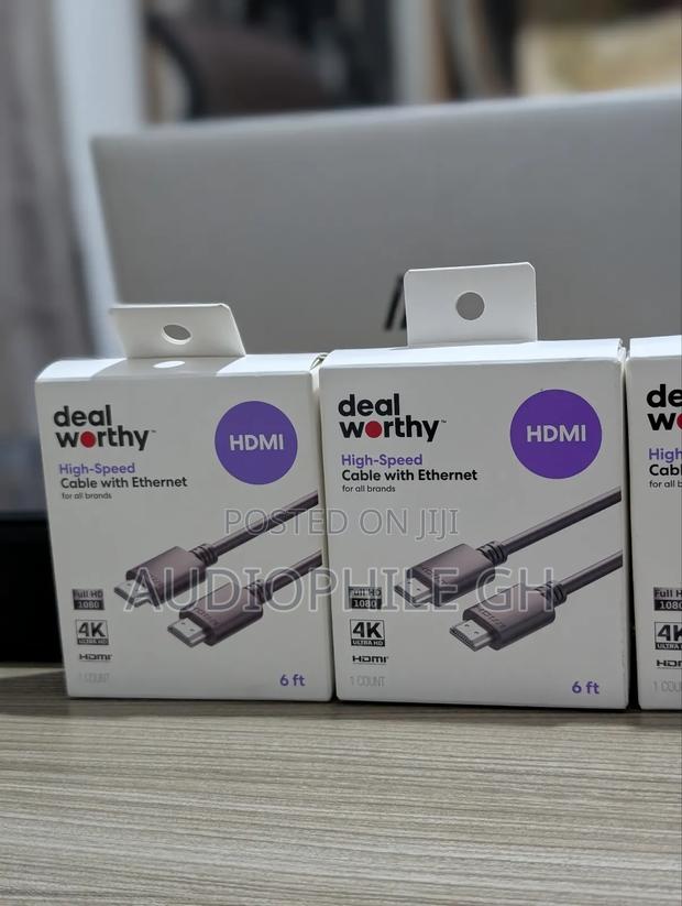 Dealworthy 6 Ft Hdmi High Speed Cable With Ethernet Cable · Photo 5