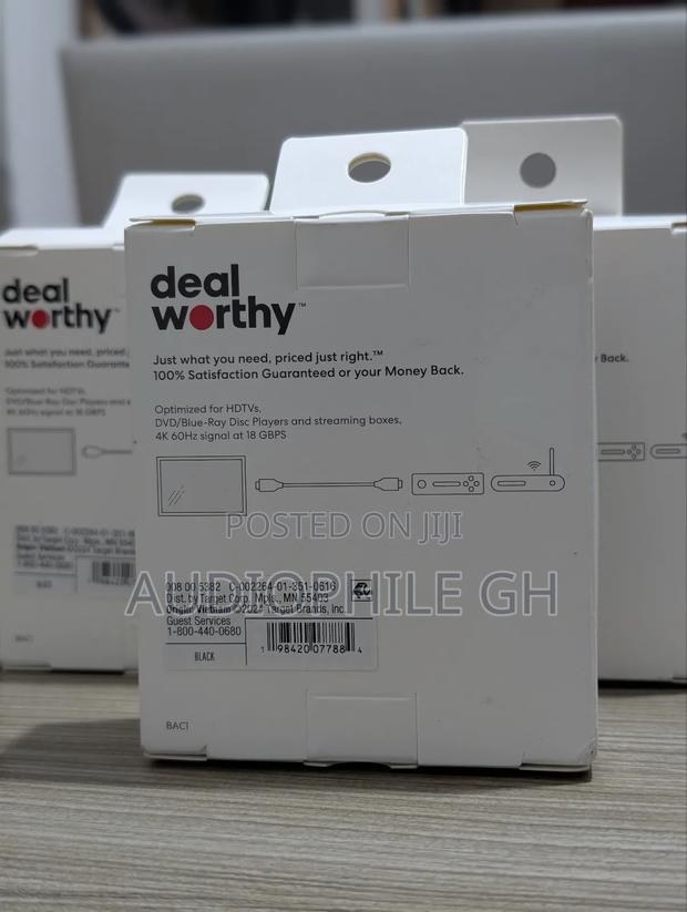 Dealworthy 6 Ft Hdmi High Speed Cable With Ethernet Cable · Photo 6