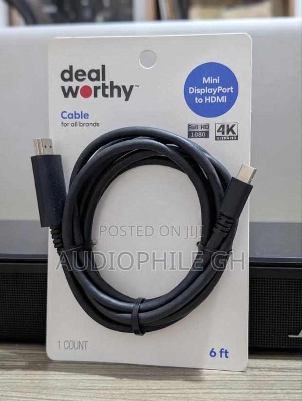 Dealworthy 6 Ft Mini Display Port to Hdmi Cable · Photo 3