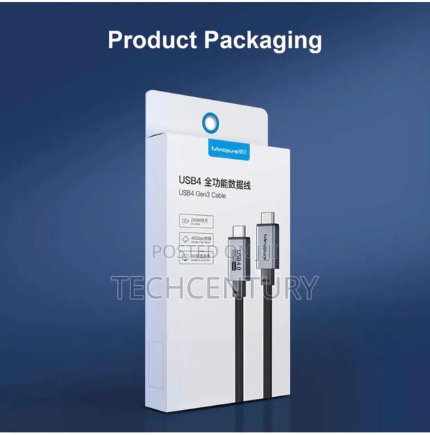 Mindpure Usb4/Thunderbolt 40gbps Transfer Speeds, 240w Cable, 1 Meter. · Photo 7