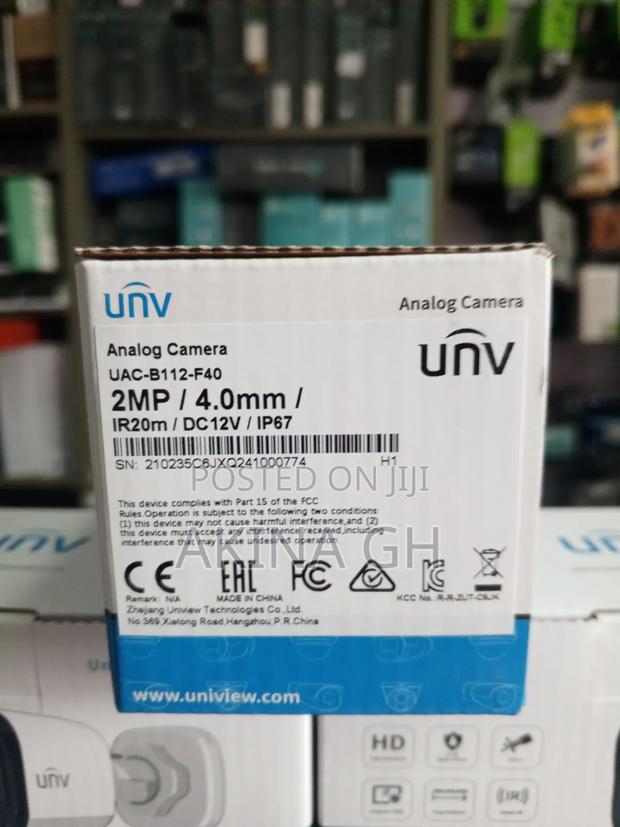 Unv 2mp Ir Analog Camera Uniview Uac-b112-f40 · Photo 2