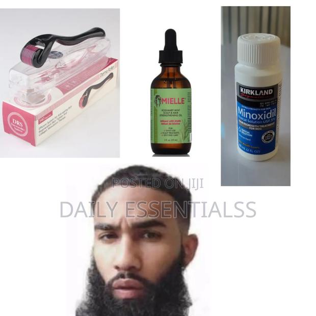 Hair Beard Growth Trio – Kirkland, Mielle Roller · Photo 1