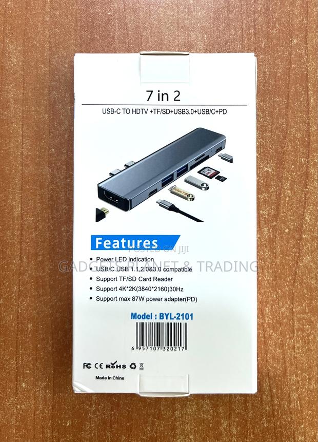 Hyperdrive Duo Usb C Hub 7 in 2 Ports for Macbook Pro Air · Photo 2