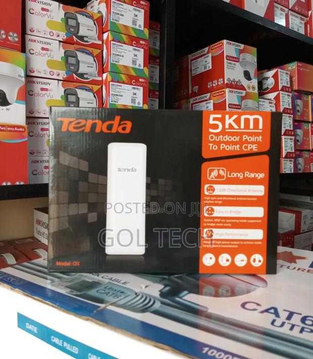 Tenda Outdoor Access Point 5km Point to Point Cpe O3 Radio · Photo 2
