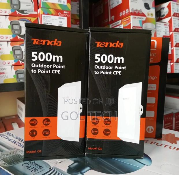 Access Point Tenda Cpe 500m Point to Point Radio Outdoor Ap Tenda · Photo 1