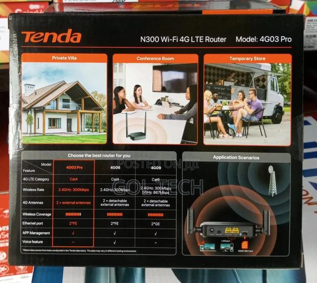 4g Universal Router Tenda N300 Wifi 4g Lte Plug and Play · Photo 2
