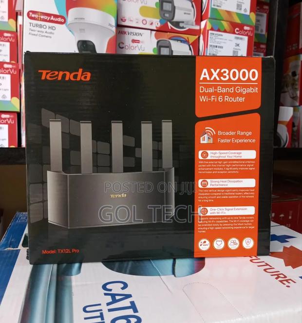 Tenda Ax3000 Dual Band Gigabit Wifi 6 Router · Photo 1
