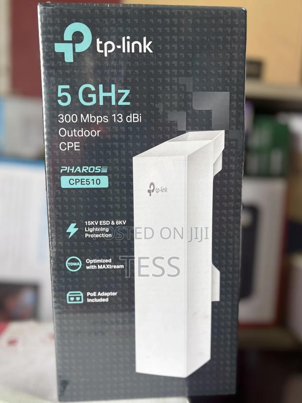 TP-Link 5ghz N300 Long Range Outdoor Cpe PTP Cep510 · Photo 1