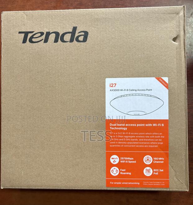 Tenda I27 Ax3000 Wi-fi 6 Ceiling Access Point Dual-band · Photo 1
