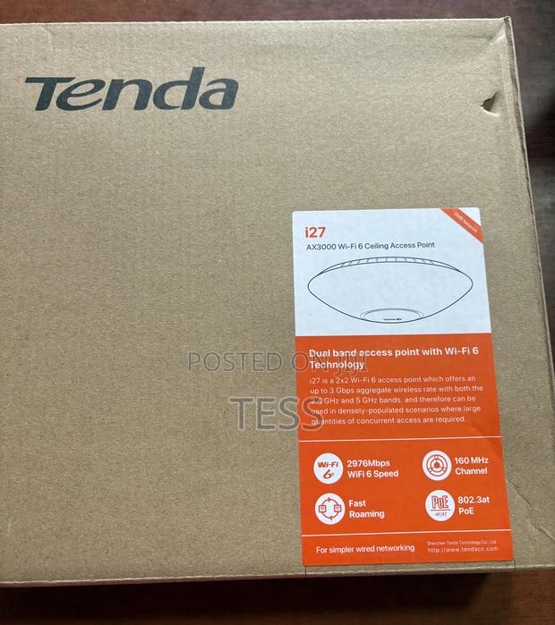 Tenda I27 Ax3000 Wi-fi 6 Ceiling Access Point Dual-band · Photo 2
