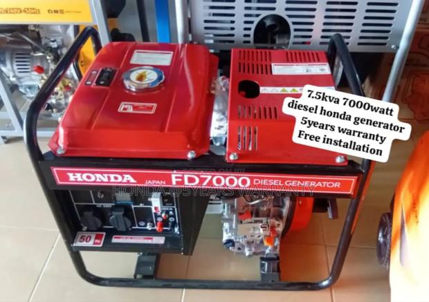 Energy Partnerships Honda 7.5kva 7000watt Diesel Generator · Photo 1