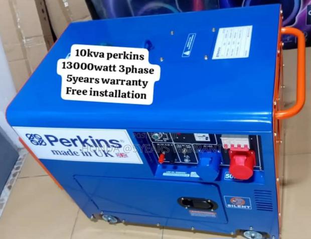 Power Source Energy Perkins 3phase Generator 10kva 13000watt · Photo 1