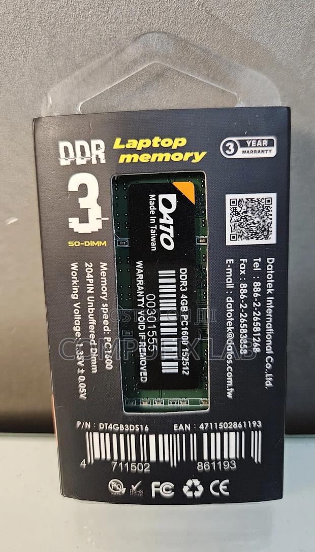 4gb Ddr3 Laptop Memory 1600mhz · Photo 2