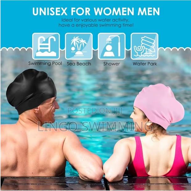 Swimming Cap, Adult's & Kid's 100% Waterproof · Photo 2
