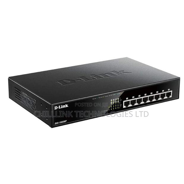 D-Link DGS-1008mp 8-Port Desktop Gigabit Max Poe Switch · Photo 1