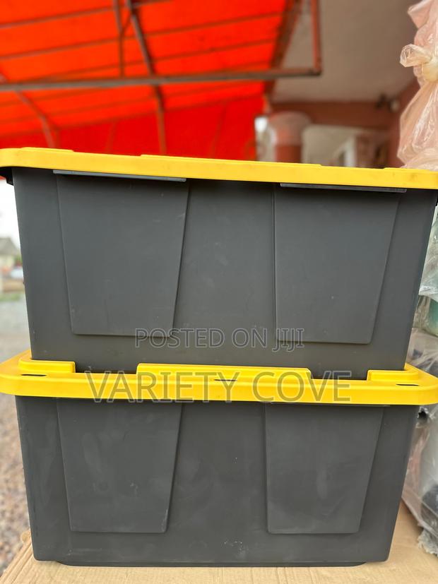 Green-Made Tote Containers(Black and Yellow) 27 Gallons · Photo 1