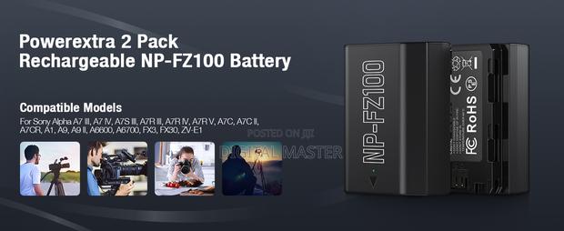 Powerextra 2 Pack Sony Np-fz100 Battery 2500mah (Usb-c) · Photo 2