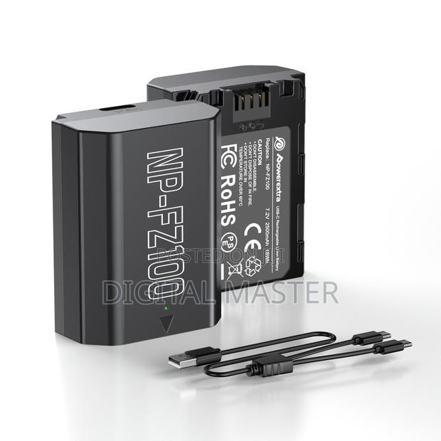 Powerextra 2 Pack Sony Np-fz100 Battery 2500mah (Usb-c) · Photo 4