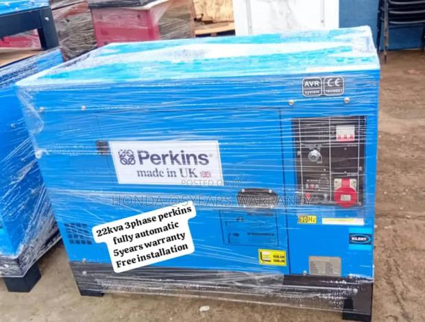 Energy Savvy 22kva Perkins 3phase Generator Fully Automatic · Photo 1
