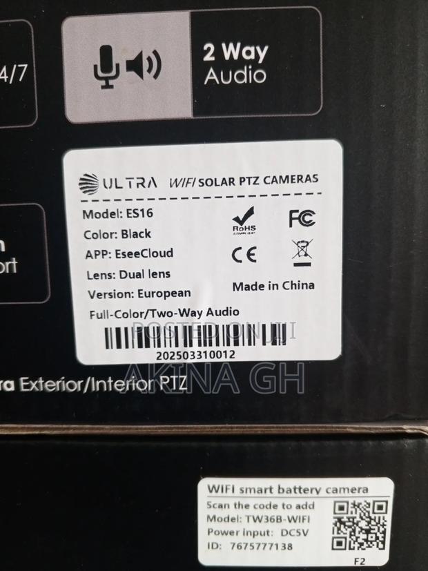 Ultra Full Color Ai Wifi Solar Dual Lens PTZ Camera · Photo 2